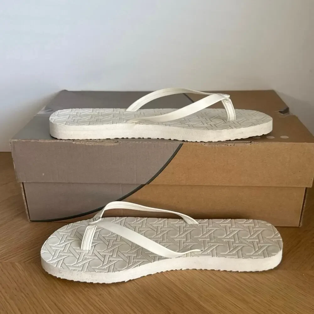 Tory Burch Gemini Link Women Slides Flip Flops- SZ 8